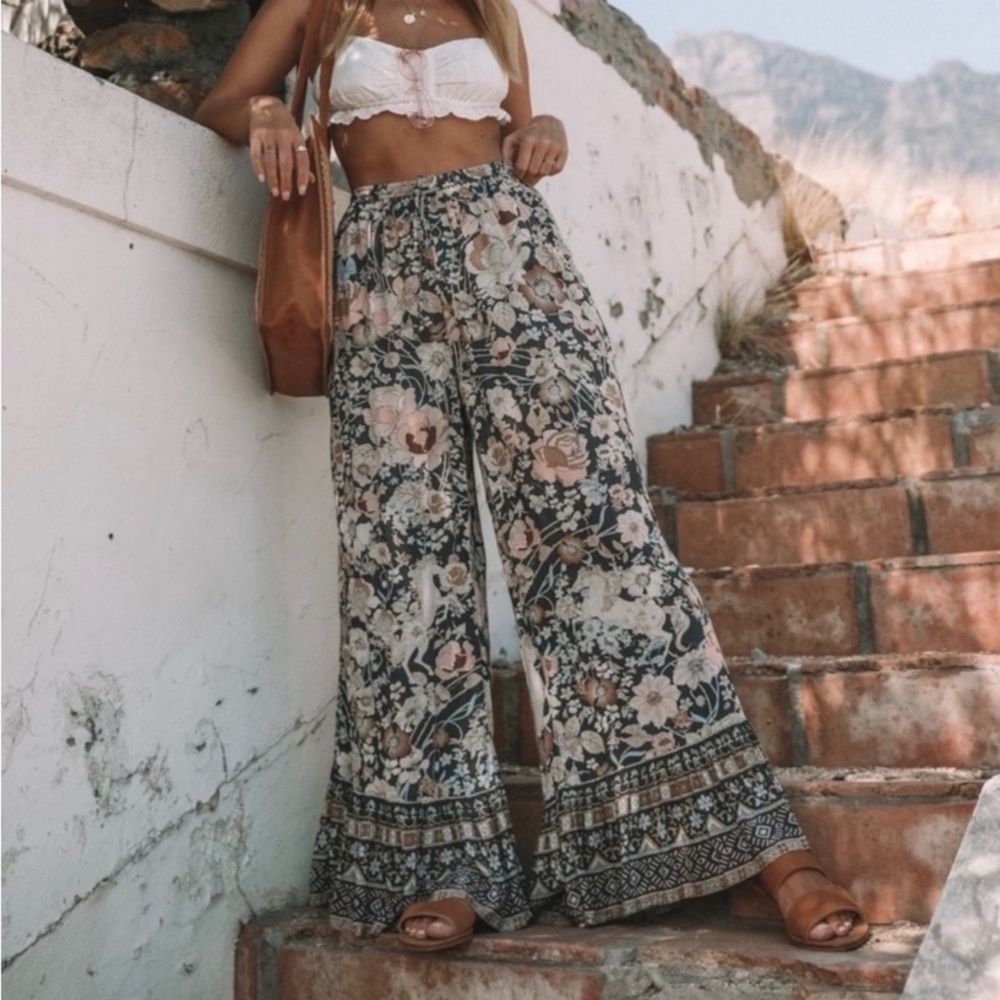 Spell & The Gypsy Amethyst Palazzo Pant in Nightfall Size XS NWT New